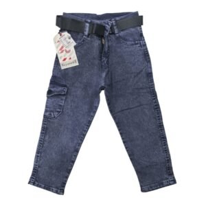 Boys : Jeans ( P 07 ) ( Color : Pigeon Blue ) ( Size : 28 ) ( 6 - 7 Years )