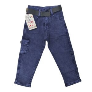 Boys : Jeans ( P 04 ) ( Color : Blue ) ( Size : 22 ) ( 2 - 3 Years )