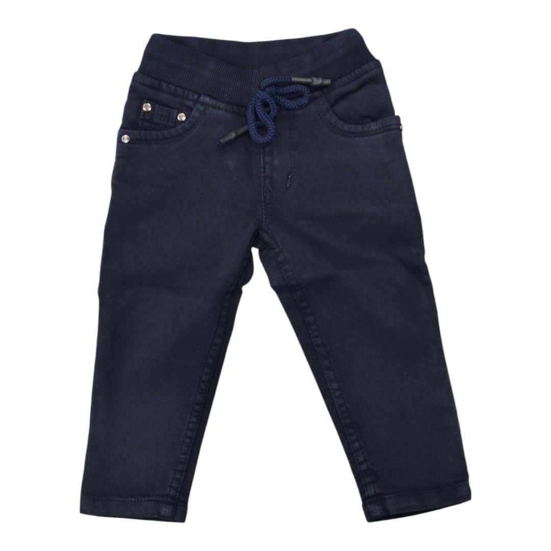 Boys : Jeans ( P 02 ) ( Color : Dark Blue ) ( Size : 18 ) ( 12 - 18 Month )